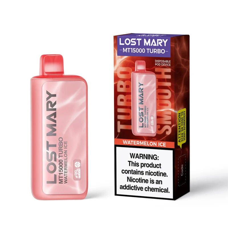 Lost Mary Turbo MT15k Watermelon Ice 5ct