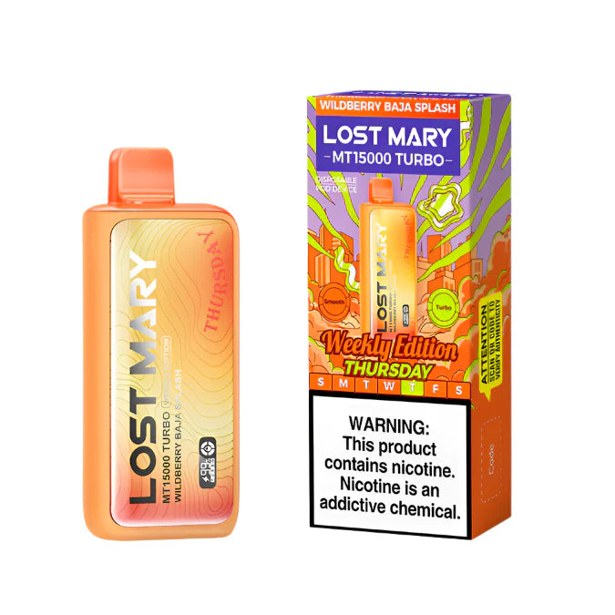 Lost Mary Turbo MT15k Wildberry Baja Splash 5ct