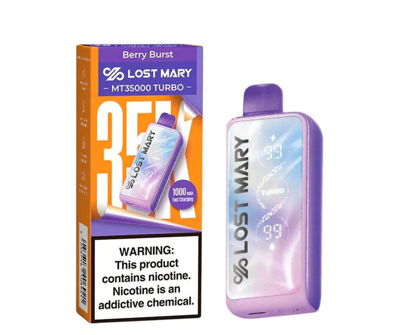 Lost Mary Turbo MT35k Berry Burst 5ct