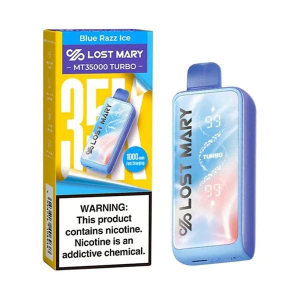Lost Mary Turbo MT35k Blue Razz Ice 5ct