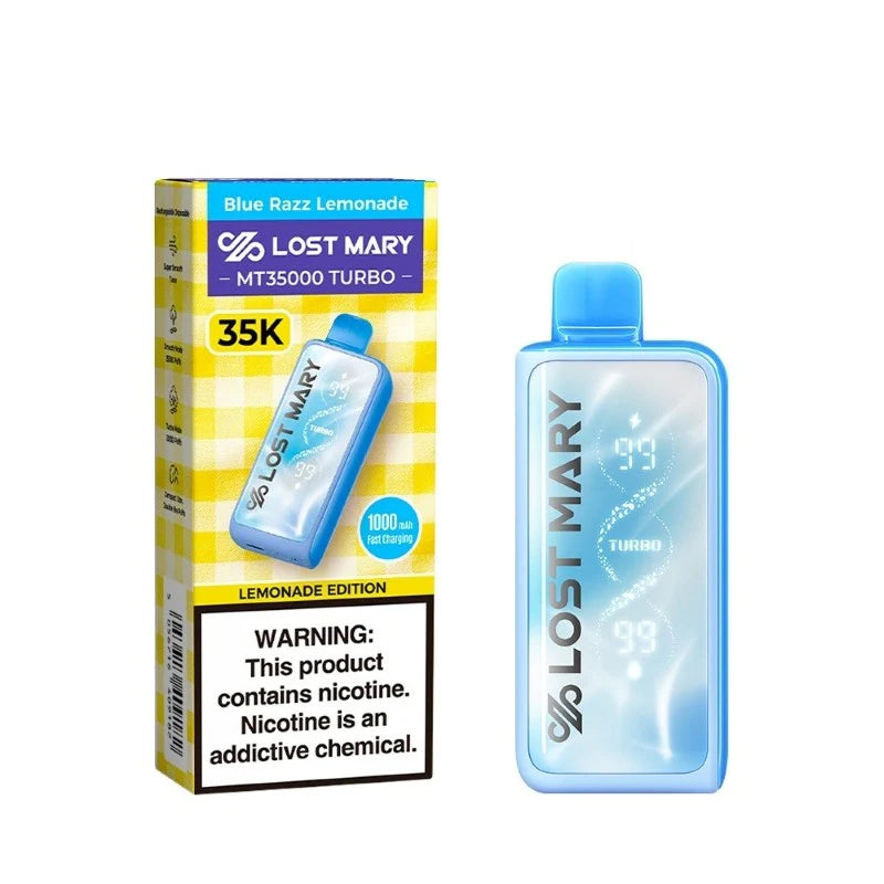 Lost Mary Turbo MT35k Blue Razz Lemonade 5ct