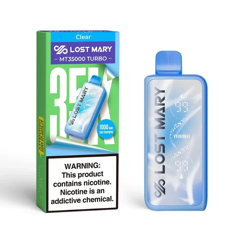 Lost Mary Turbo MT35k Clear 5ct