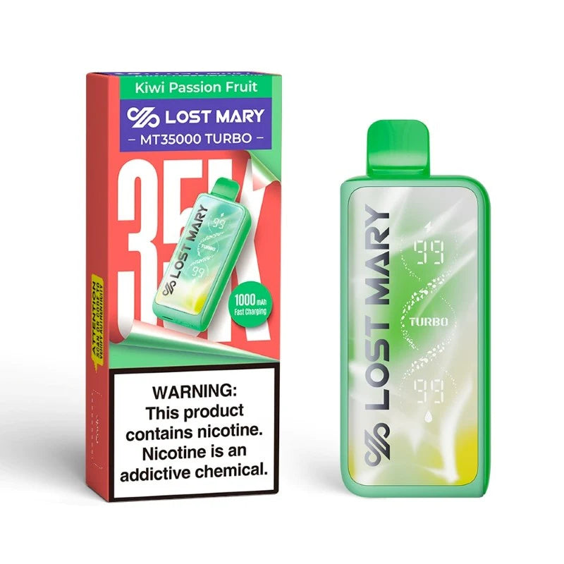 Lost Mary Turbo MT35k Kiwi Passion Fruit 5ct