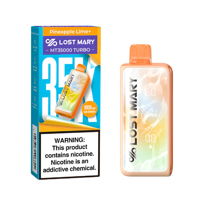 Lost Mary Turbo MT35k Pineapple Lime+ 5ct