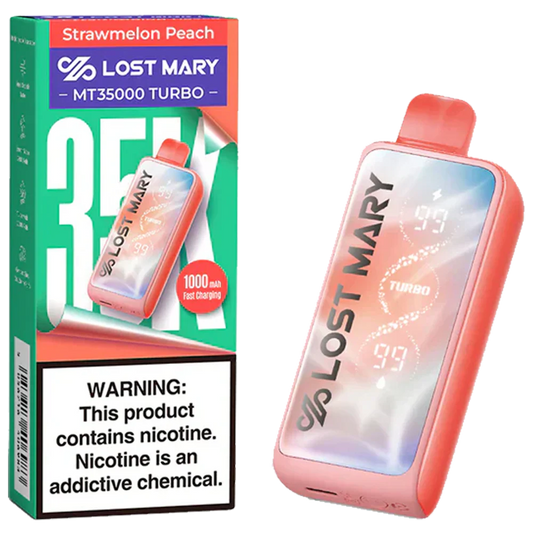 Lost Mary Turbo MT35k Strawmelon Peach 5ct