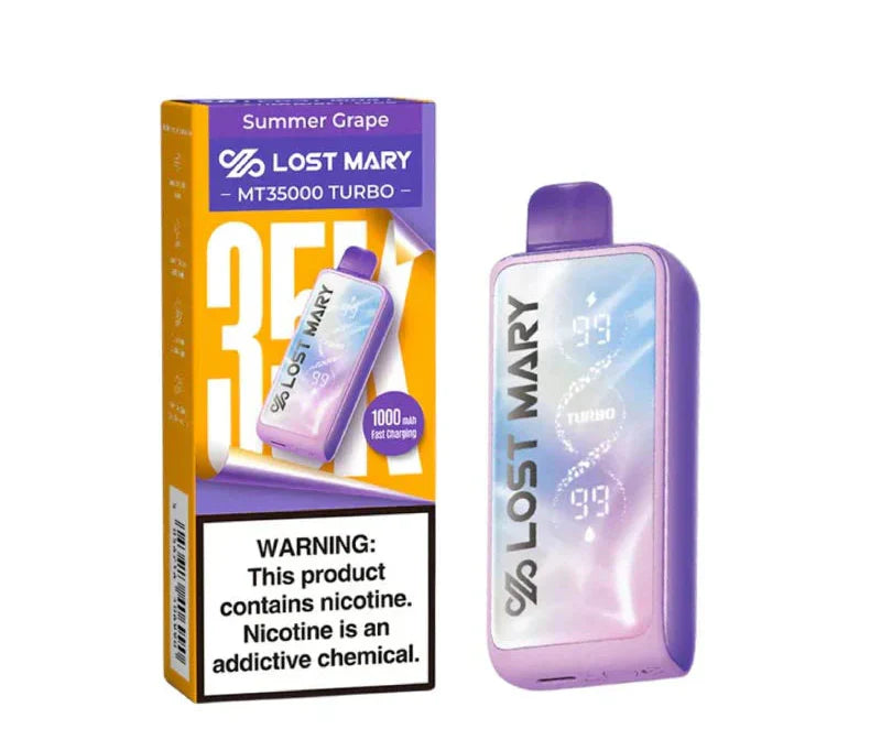 Lost Mary Turbo MT35k Summer Grape 5ct