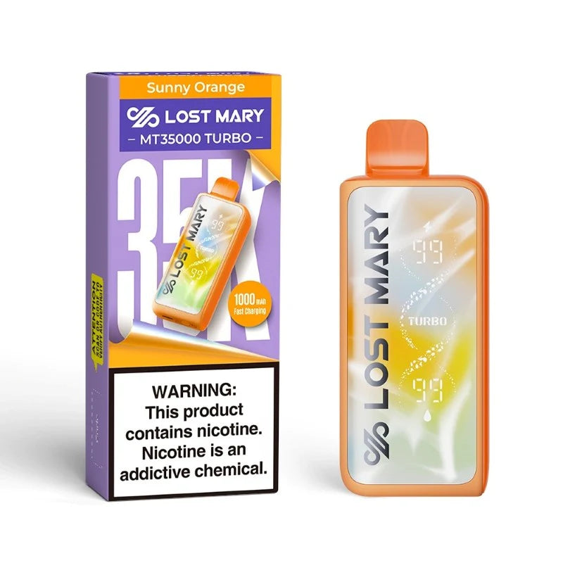 Lost Mary Turbo MT35k Sunny Orange 5ct