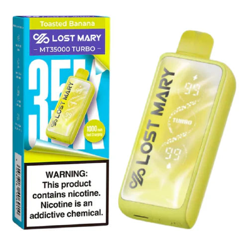 Lost Mary Turbo MT35k Toasted Banana 5ct