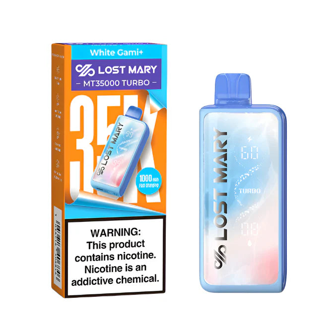 Lost Mary Turbo MT35k White Gami+ 5ct