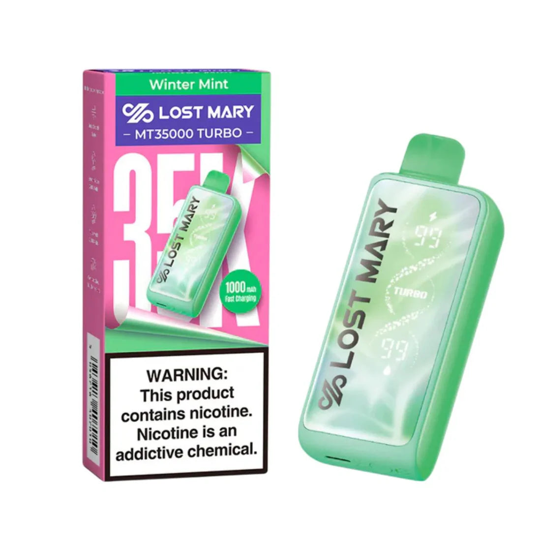 Lost Mary Turbo MT35k Winter Mint 5ct