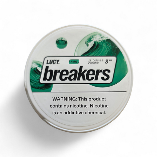 Lucy Nicotine Breakers Mint 8mg  5pk Sleeve