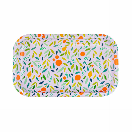 Medium Rolling Tray Citrus