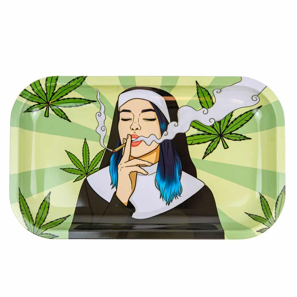 Medium Rolling Tray Naughty Nun