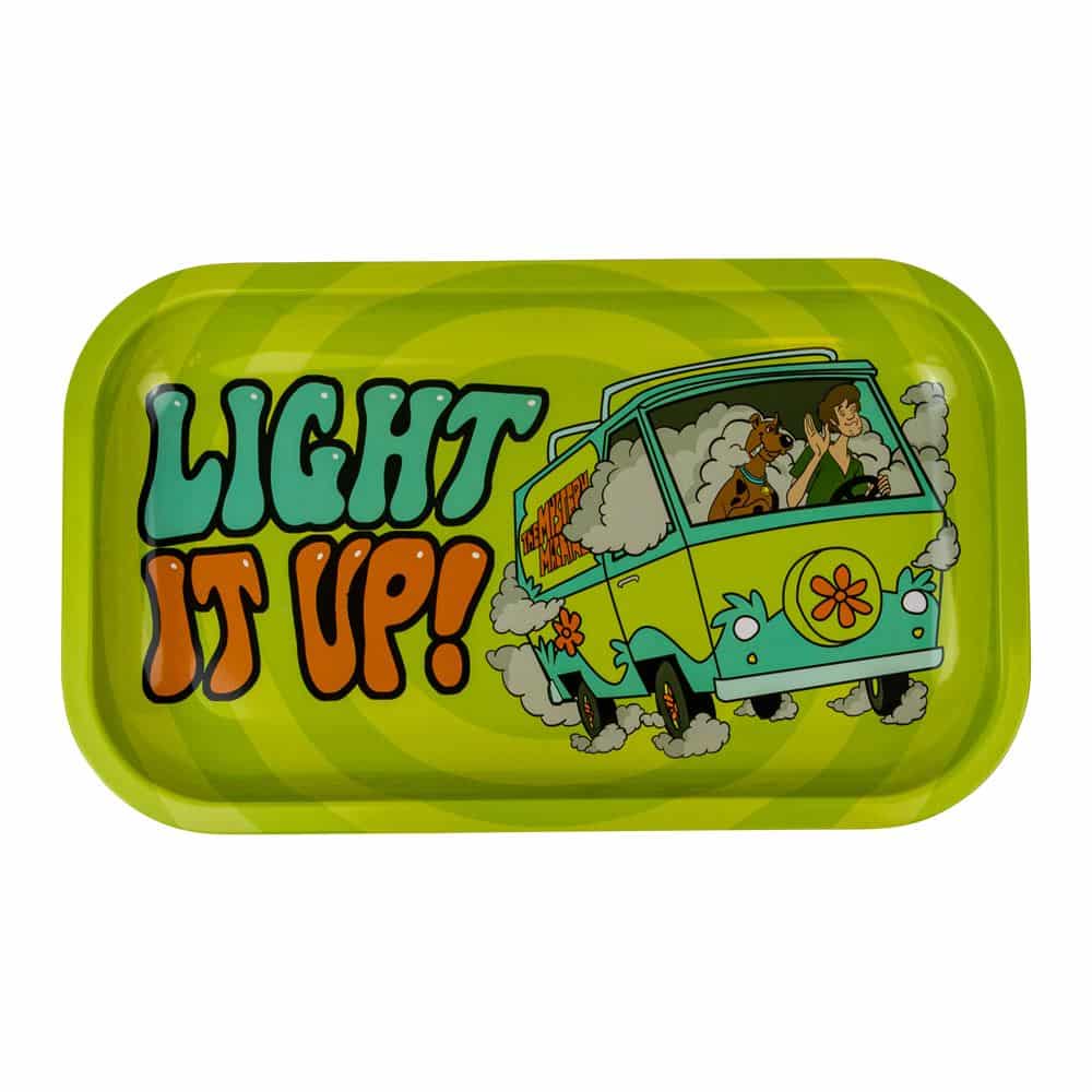 Medium Rolling Tray "Light It Up" Scooby