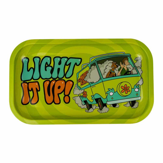 Medium Rolling Tray "Light It Up" Scooby