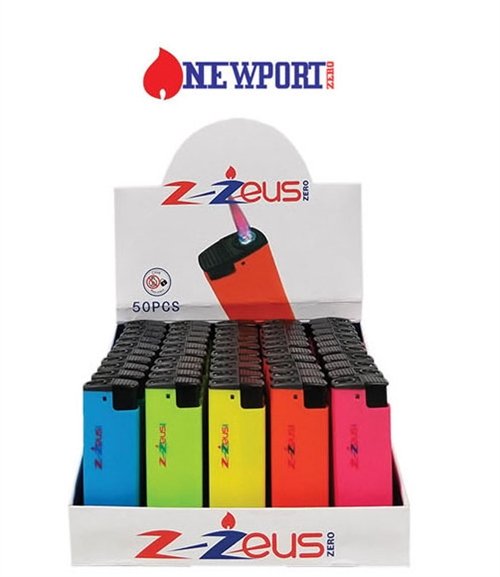 Newport Zero Electric Mini Lighter Wndproof 50CT NZL111
