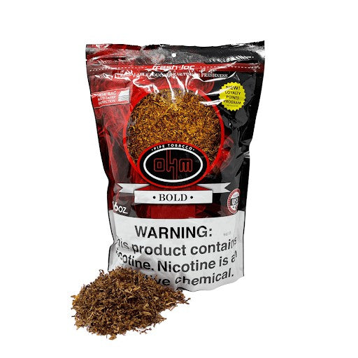 OHM Pipe Tobacco 6oz Bold Red