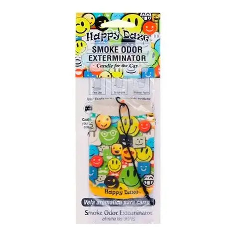 Smoke Odor Car Air Freshner Happy Dazy