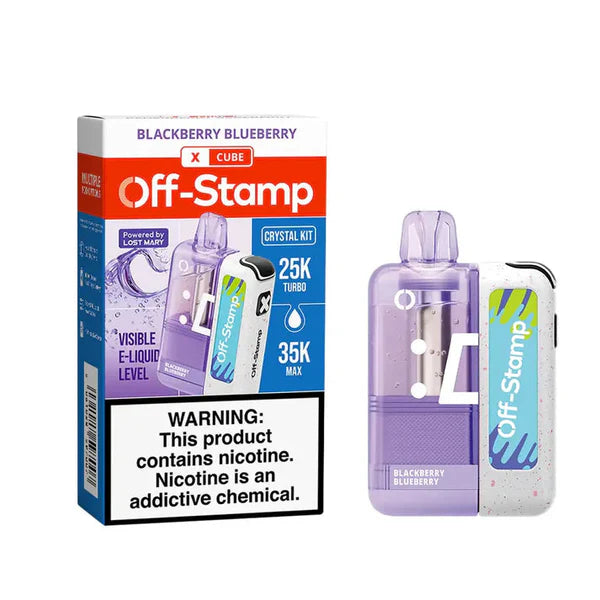 Off Stamp X-Cube Crystal Kit 35k Blackberry Blueberry 5ct