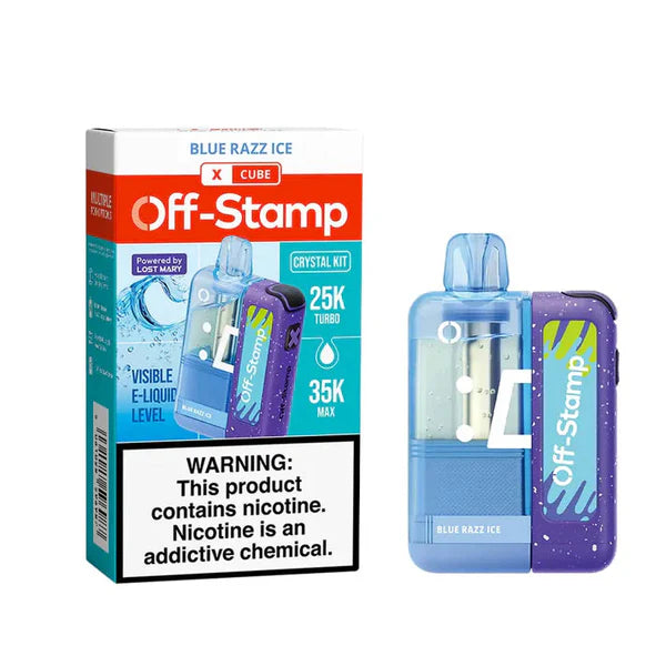 Off Stamp X-Cube Crystal Kit 35k Blue Razz Ice 5ct