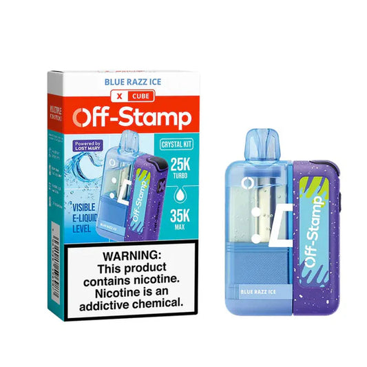 Off Stamp X-Cube Crystal Kit 35k Blue Razz Ice 5ct