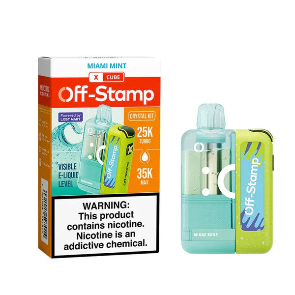 Off Stamp X-Cube Crystal Kit 35k Miami Mint 5ct