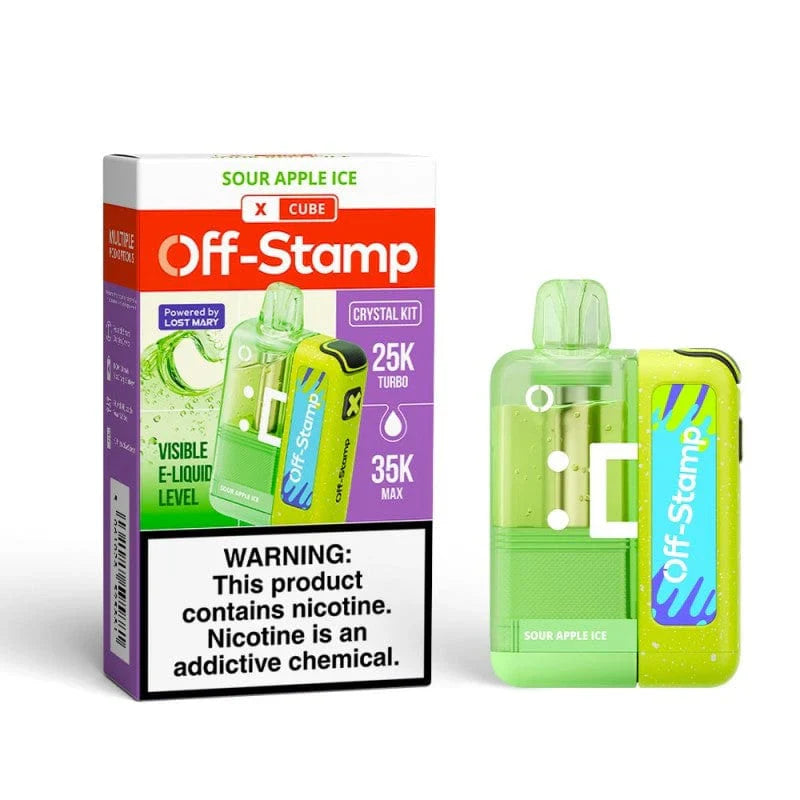 Off Stamp X-Cube Crystal Kit 35k Sour Apple Ice 5ct