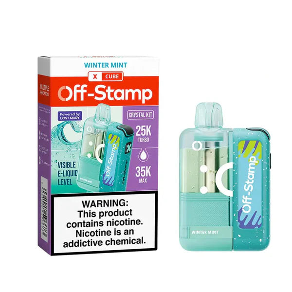 Off Stamp X-Cube Crystal Kit 35k Winter Mint 5ct