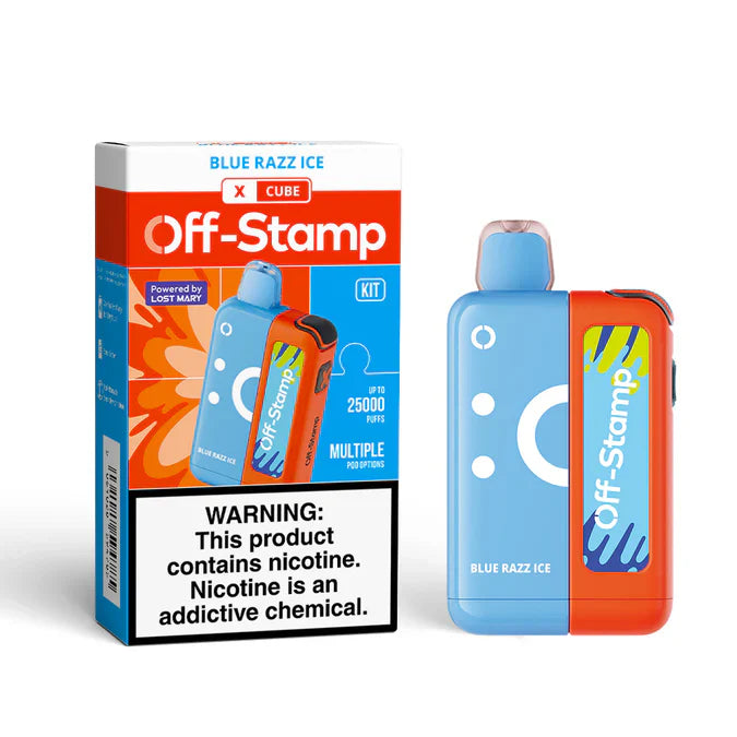 Off Stamp X-Cube Kit 25k Blue Razz Ice 5ct