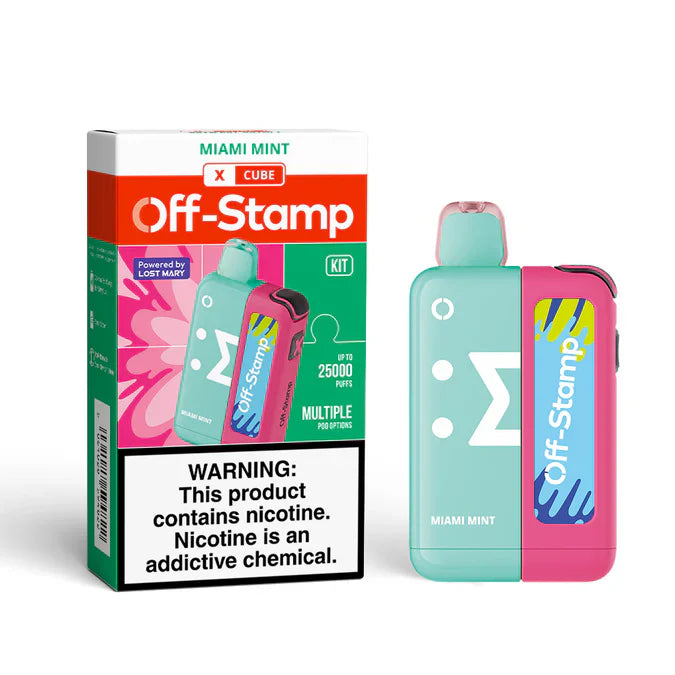Off Stamp X-Cube Kit 25k Miami Mint 5ct