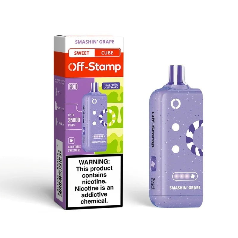 Off Stamp X-Cube Pod 25k Smashin' Grape 5ct