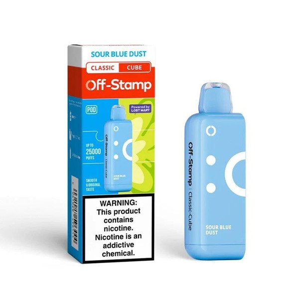 Off Stamp X-Cube Pod 25k Sour Blue Dust 5pk