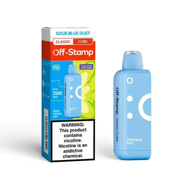 Off Stamp X-Cube Pod 25k Sour Blue Dust 5pk