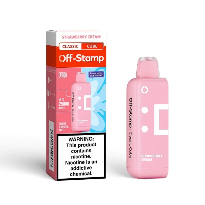 Off Stamp X-Cube Pod 25k Strawberry Cream 5ct
