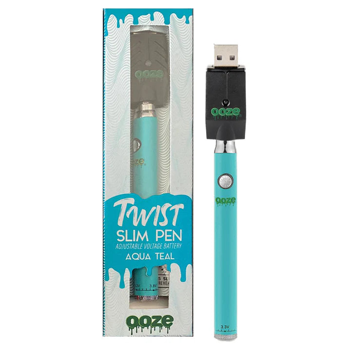 Ooze Slim Twist AquaTeal Battery