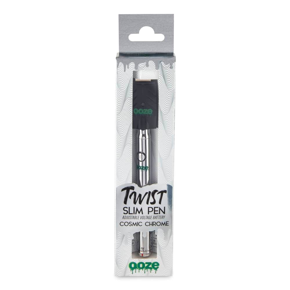 Ooze Slim Twist Cosmic Chrome Battery