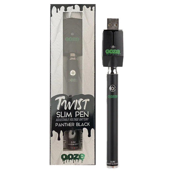 Ooze Slim Twist Panther Black Battery