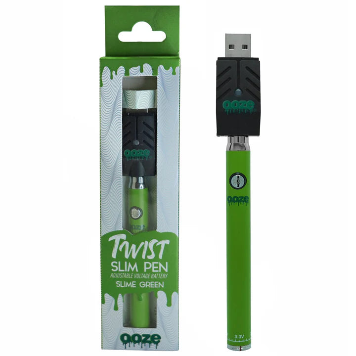 Ooze Slim Twist Slime Green Battery