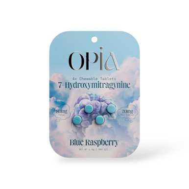 Opia 20mg Blue Raspberry 4ct 10pk