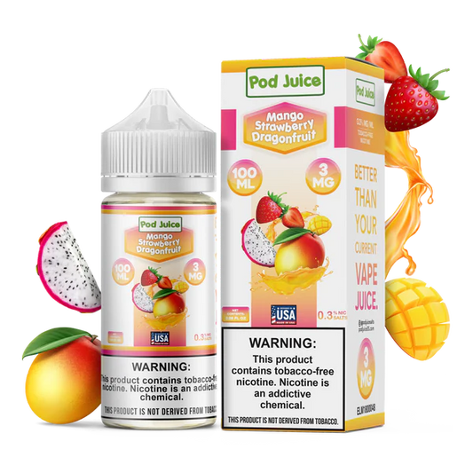 Pod Juice Mango Strawberry Dragonfruit