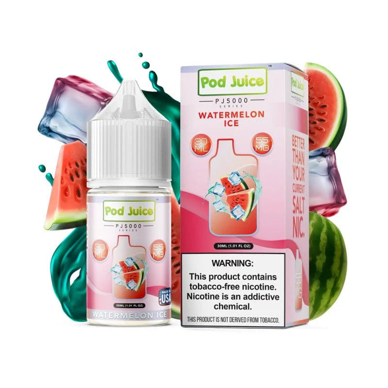 Pod Juice Watermelon Ice 55mg 30ml Salt Nic