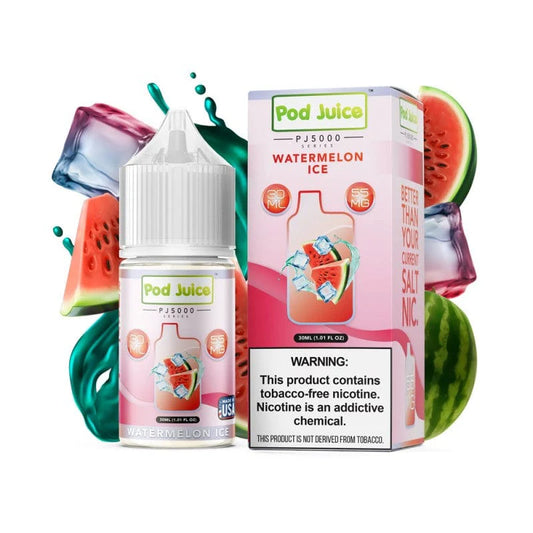Pod Juice Watermelon Ice 55mg 30ml Salt Nic
