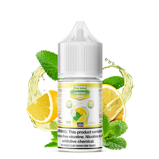 Pod Juice Lemon Mint Salt Nic - 55mg 30ml