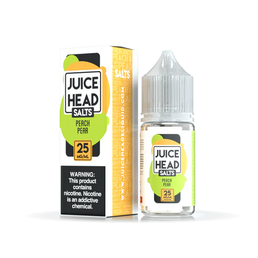 Juice Head Peach Pear 50mg 30ml Salt Nic