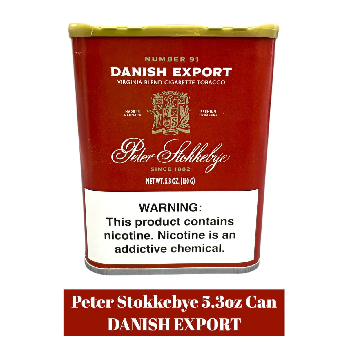 Peter Stokkebye Danish Export 5.3oz Tin