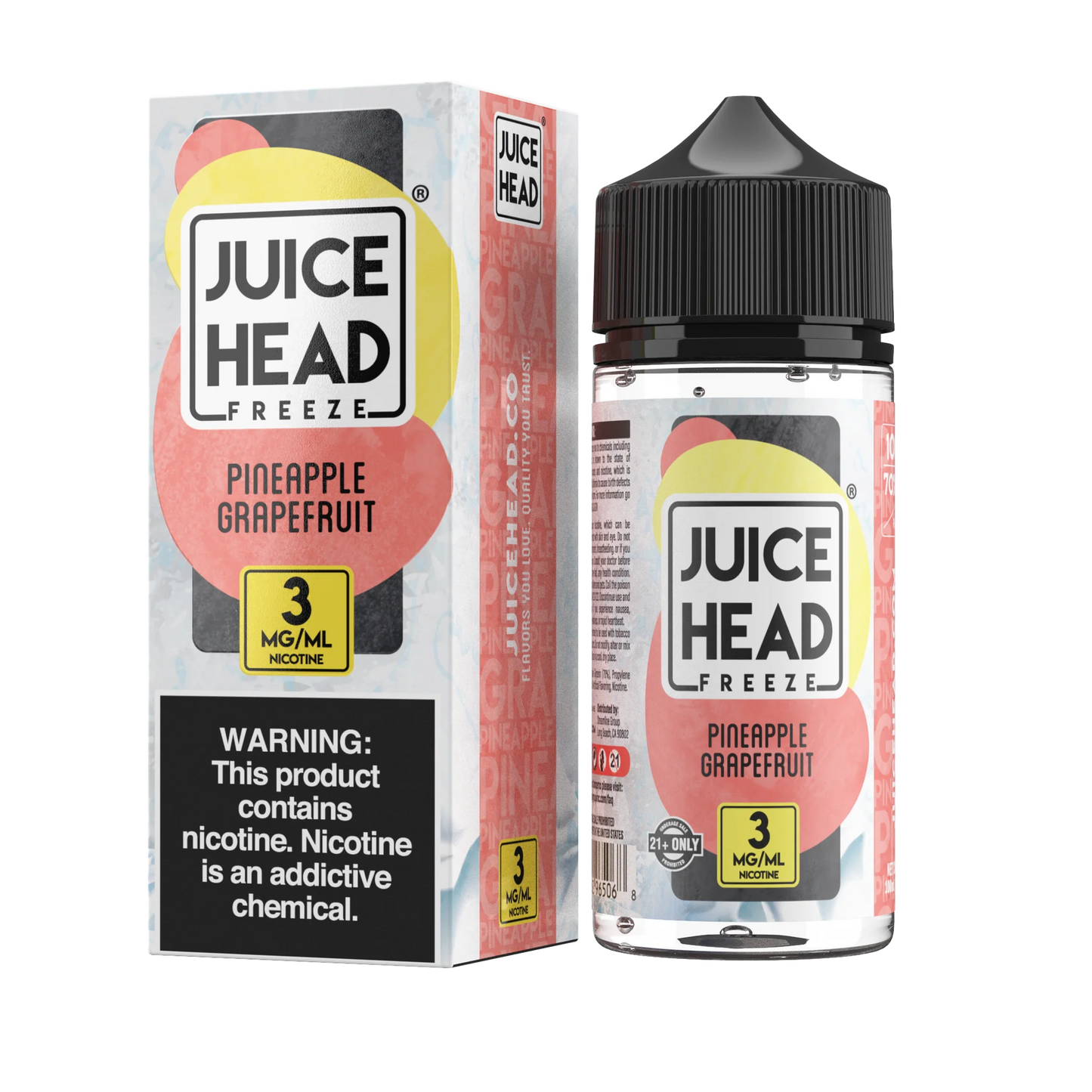 Juice Head Pineapple Grapefruit Freeze 3mg 100ml