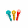 Pipe 3" Frit Twisted Peanut Spoon