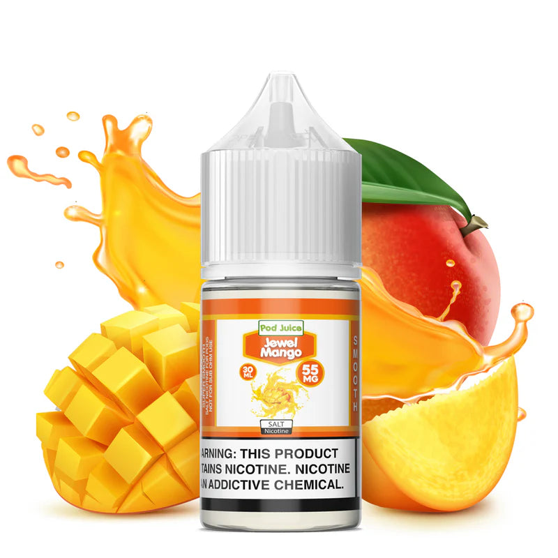 Pod Juice Jewel Mango 55mg 30ml Salt Nic