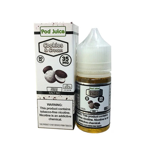 Pod Juice Cookies & Cream 35mg 30ml Salt Nic