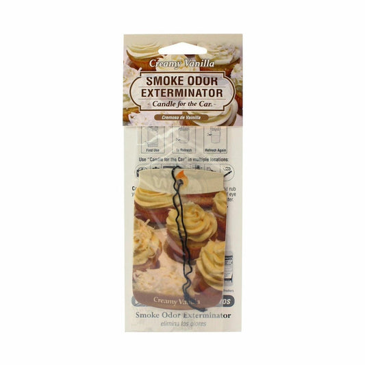 Smoke Odor Car Air Freshner Creamy Vanilla